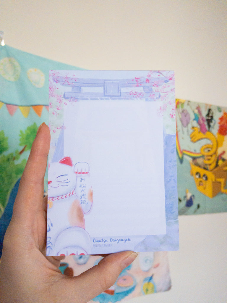 Maneki Neko Notepad
