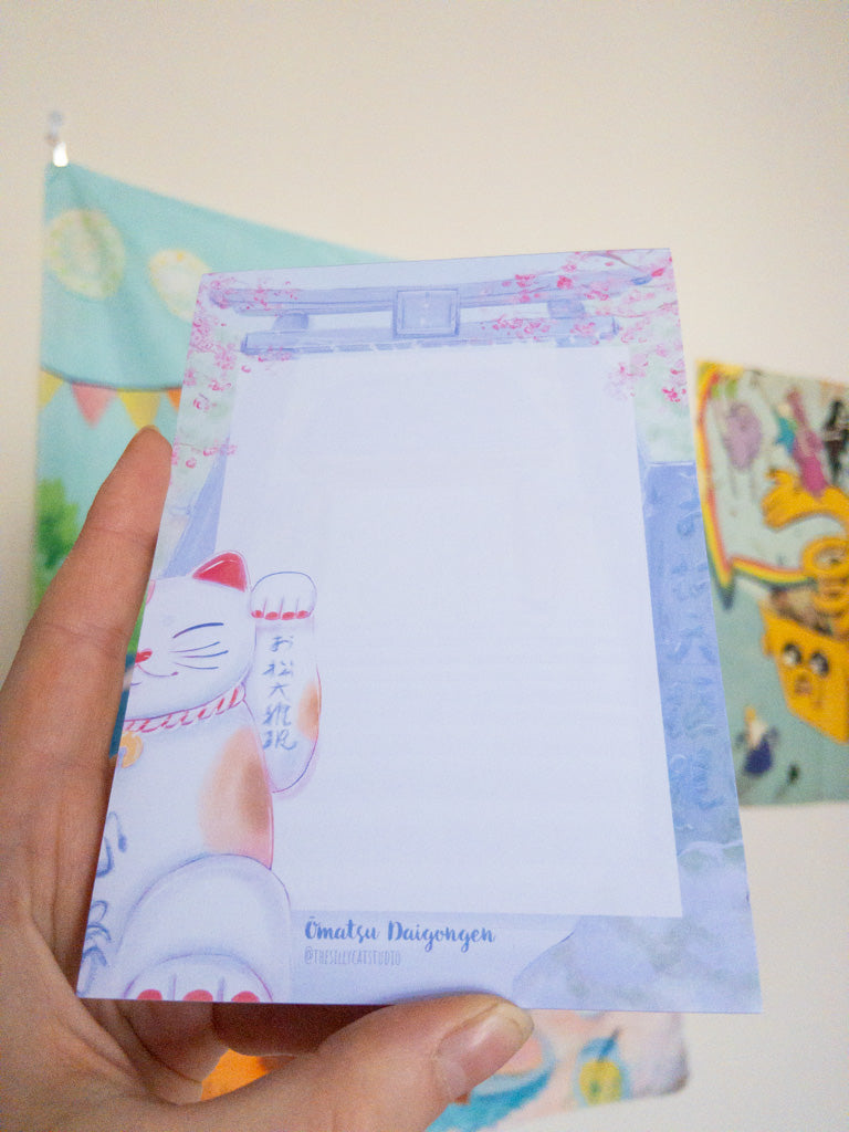 Maneki Neko Notepad