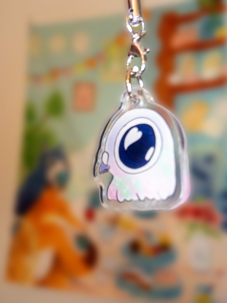 Silly Pigeon Phone Charm