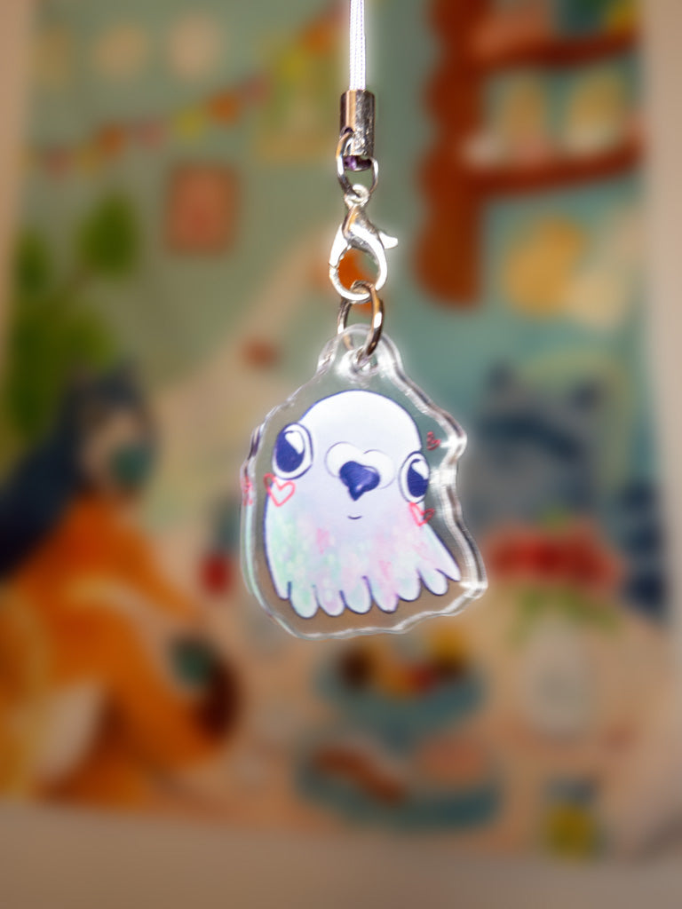 Cute Pigeon Phone Charm