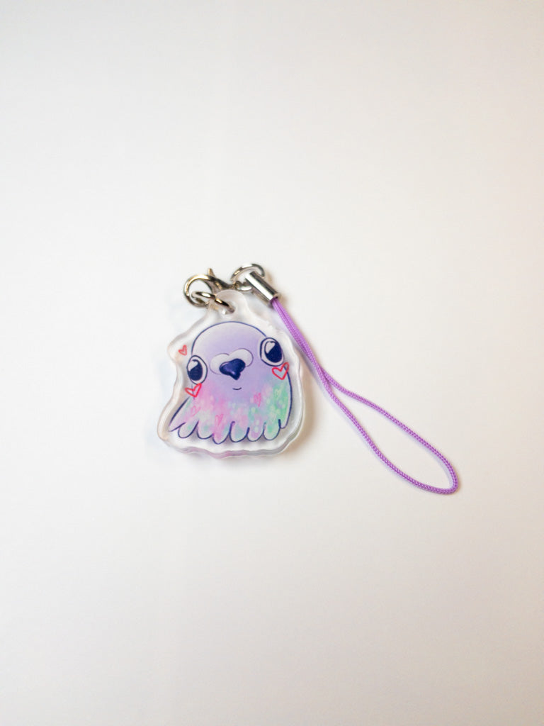Cute Pigeon Phone Charm