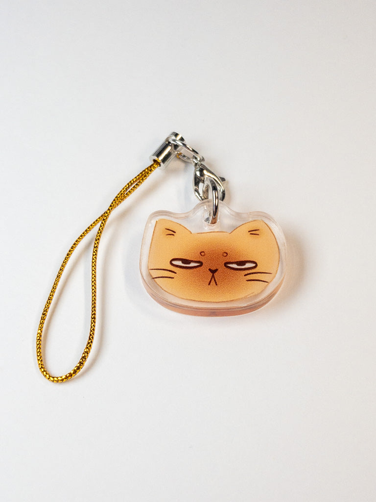 Siamese Cat Acrylic Phone Charm
