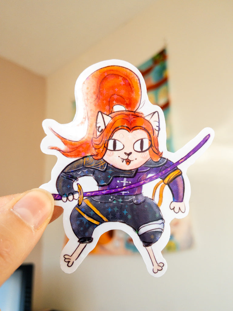 Maelle E33 Vinyl Holo Sticker