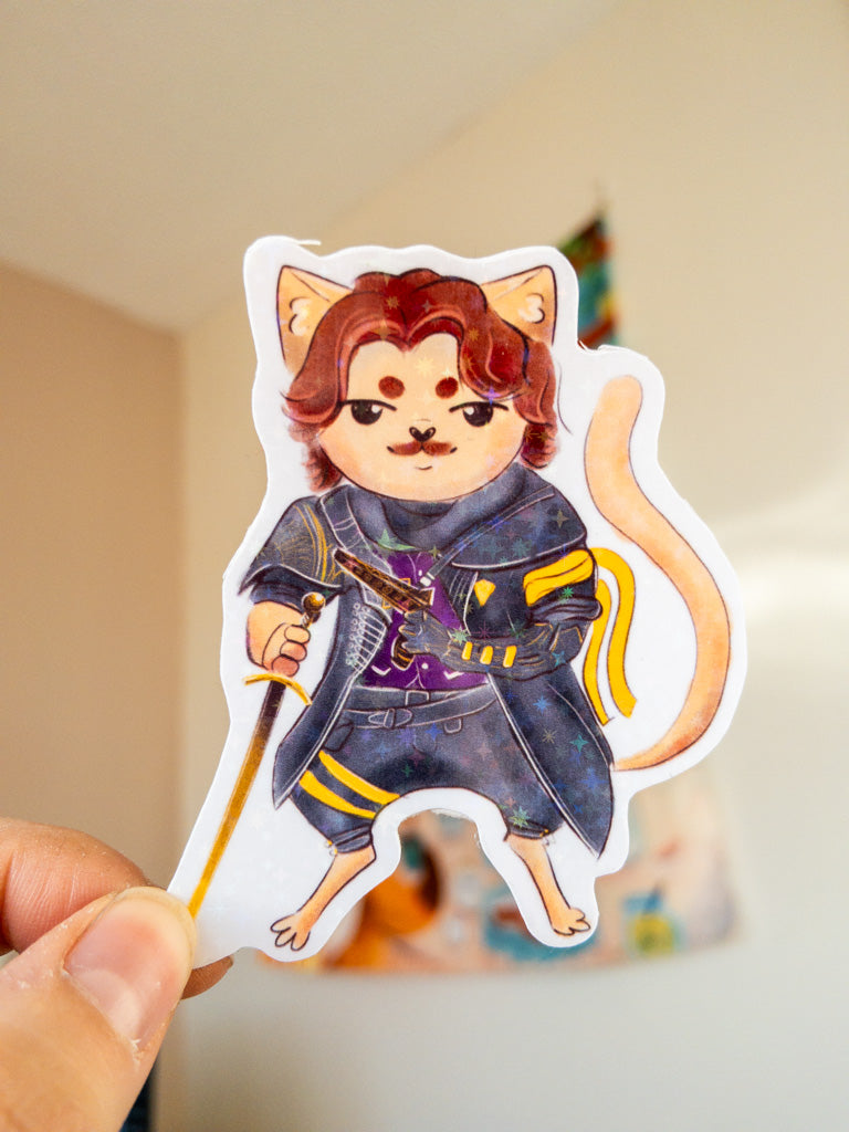 Gustave E33 Vinyl Holo Sticker