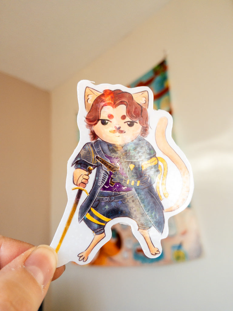 Gustave E33 Vinyl Holo Sticker