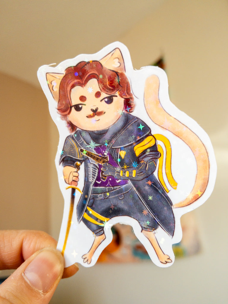 Gustave E33 Vinyl Holo Sticker