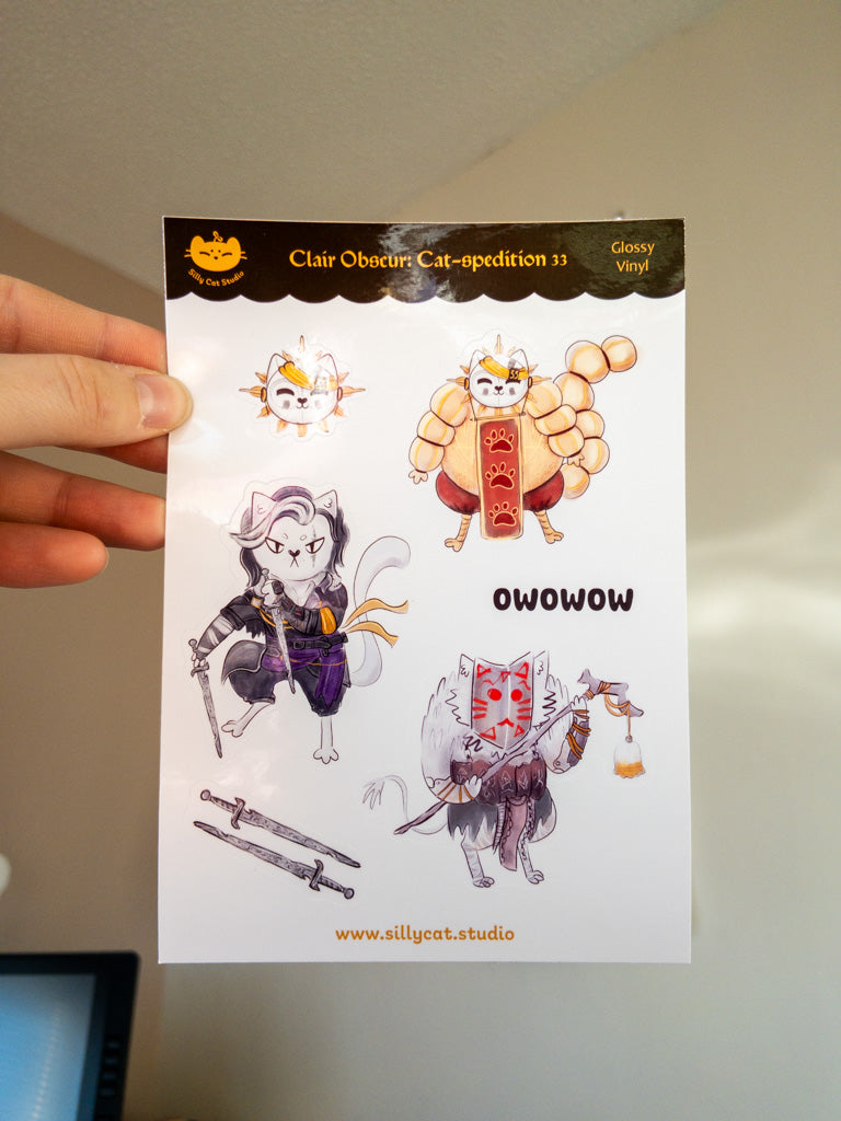 Expedition33 v2 Sticker Sheet