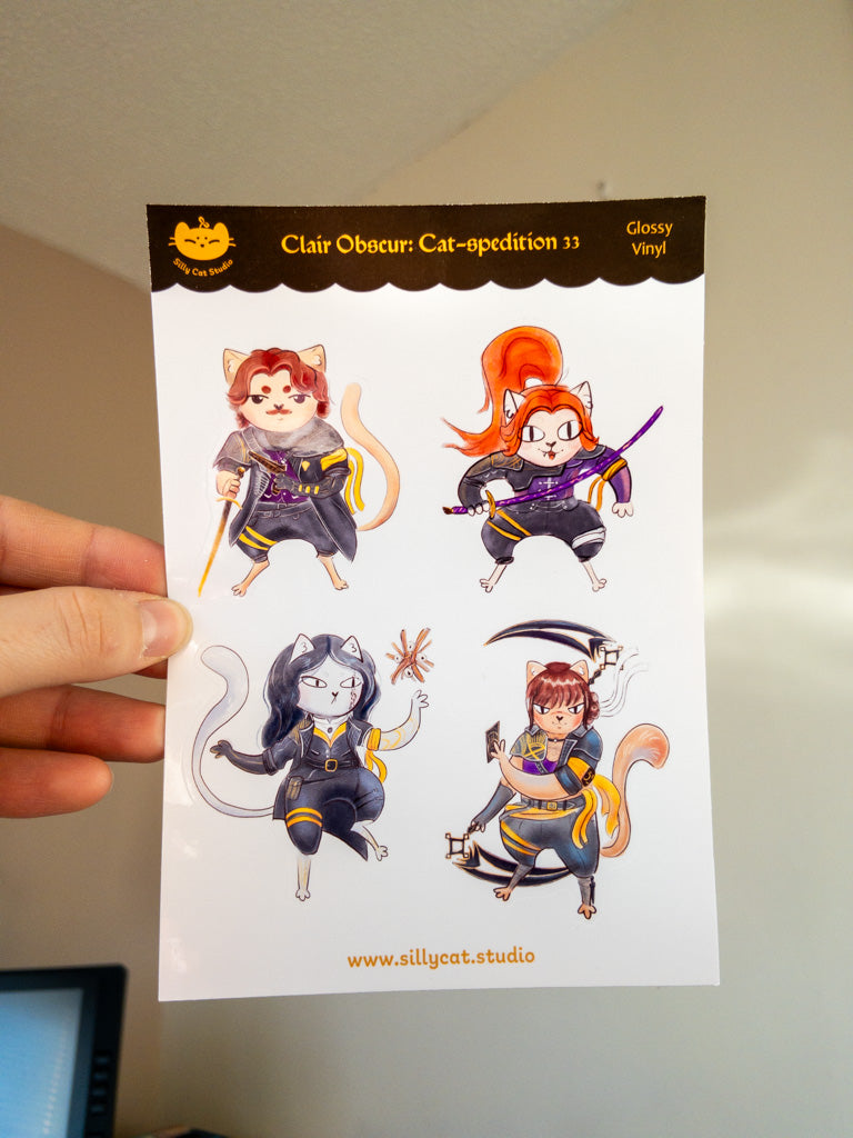 Expedition33 v1 Sticker Sheet
