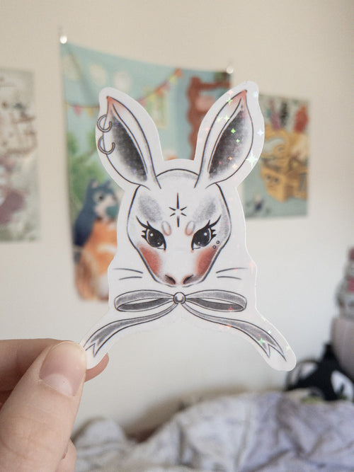 Alt Bunny Holo Sticker