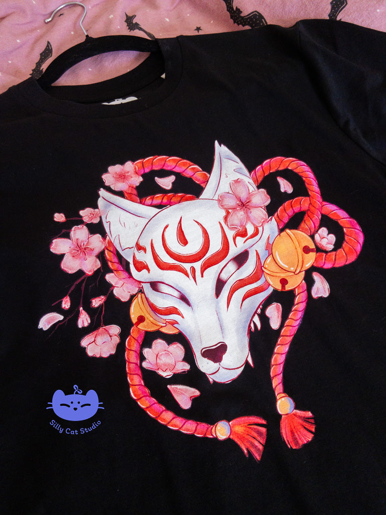 Fox Mask 100% Cotton T-Shirt