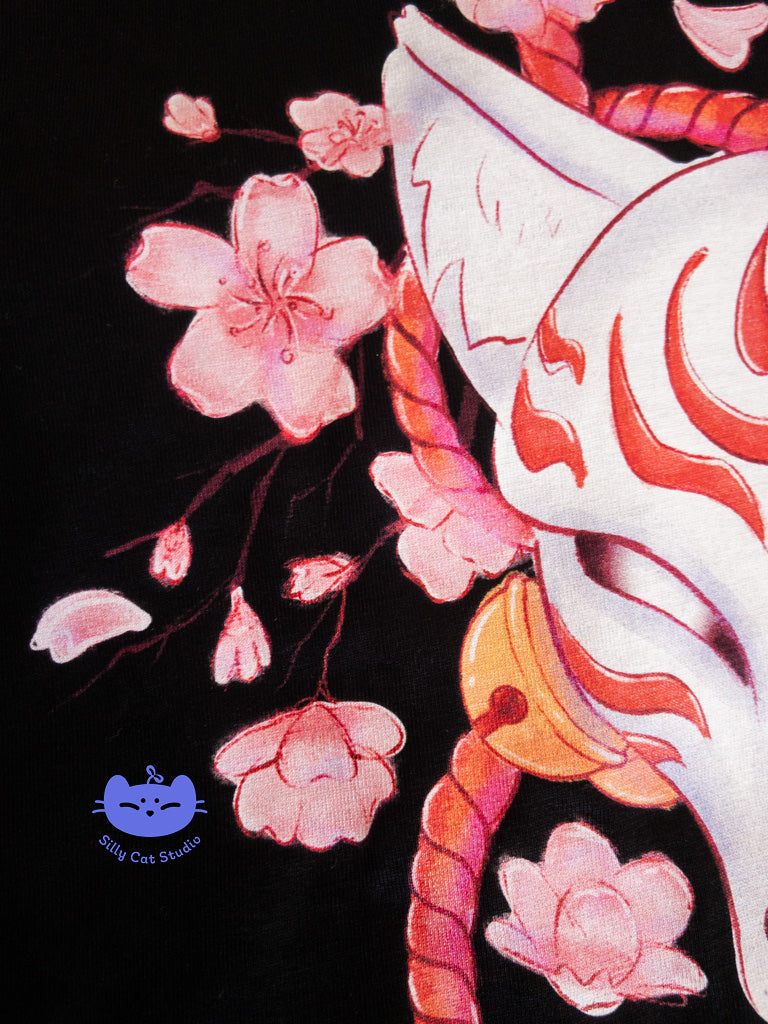 Fox Mask 100% Cotton T-Shirt