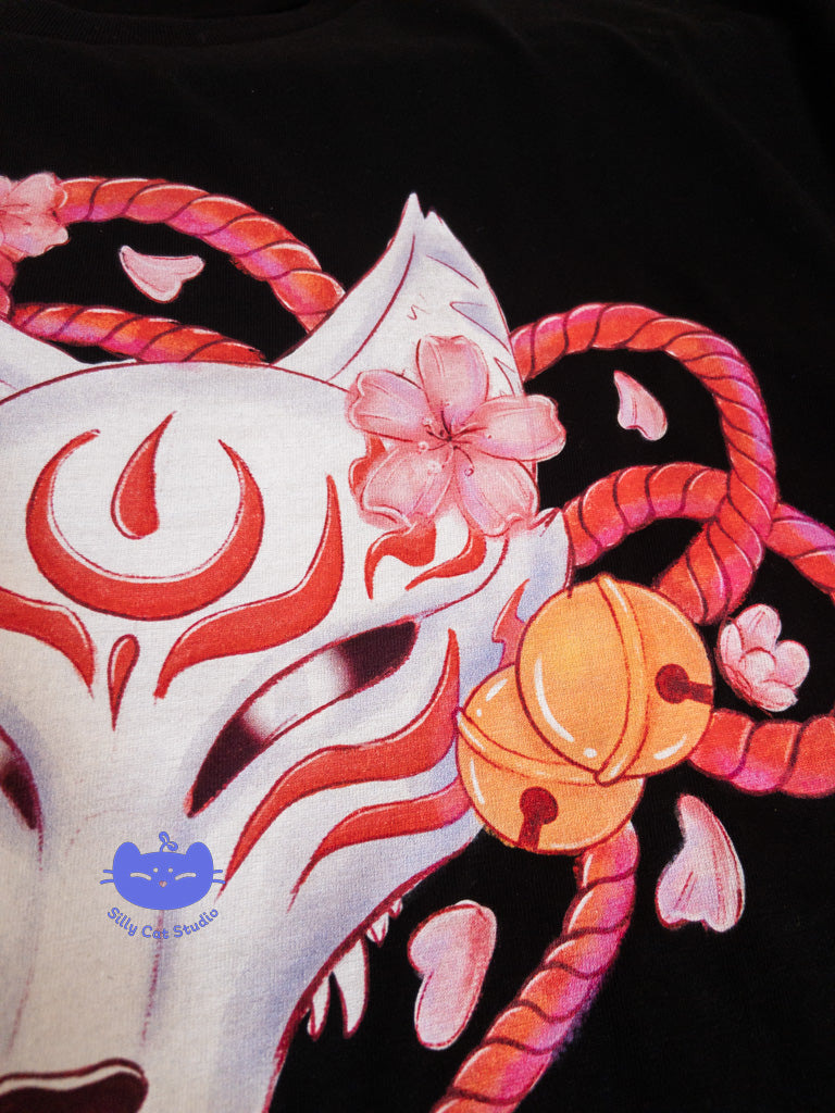 Fox Mask 100% Cotton T-Shirt