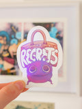 Pikmin Regrets Holo Sticker