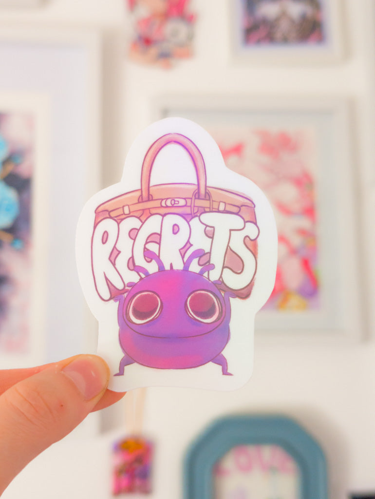 Pikmin Regrets Holo Sticker
