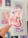 Sakura Cat Holo Sticker