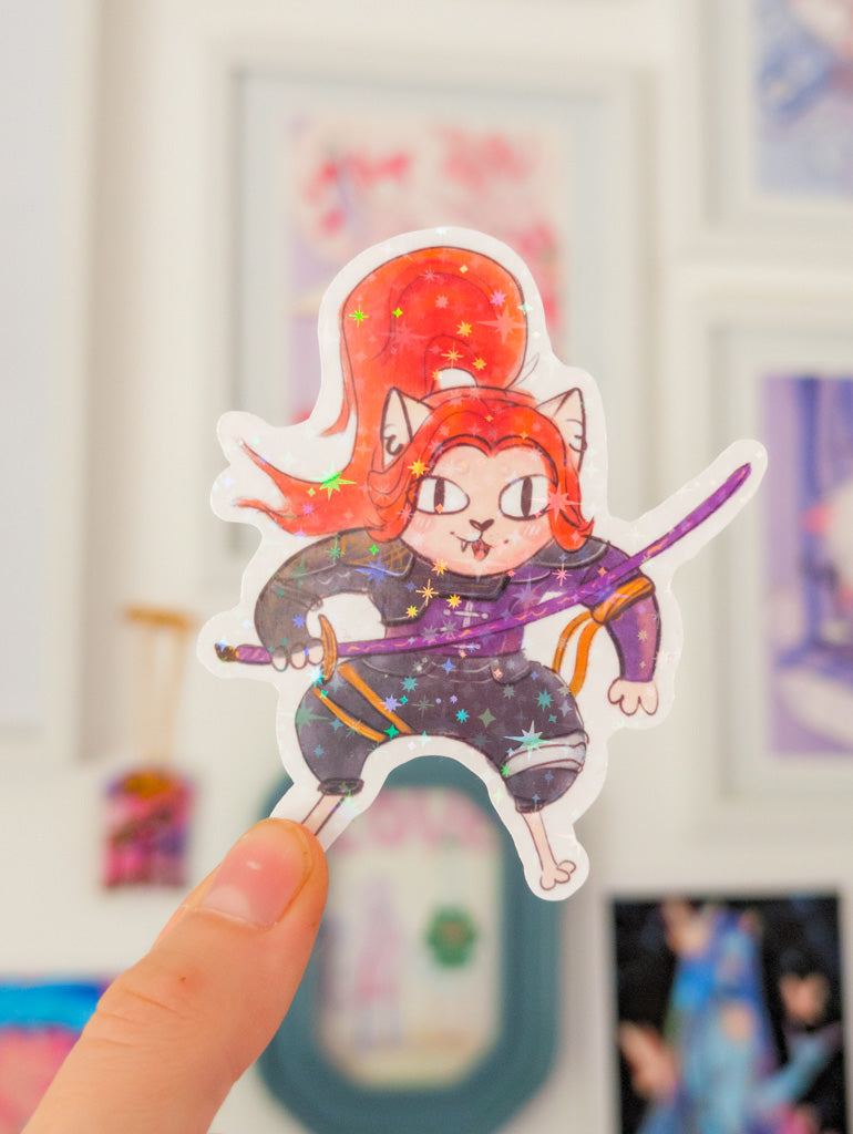 Maelle E33 Vinyl Holo Sticker