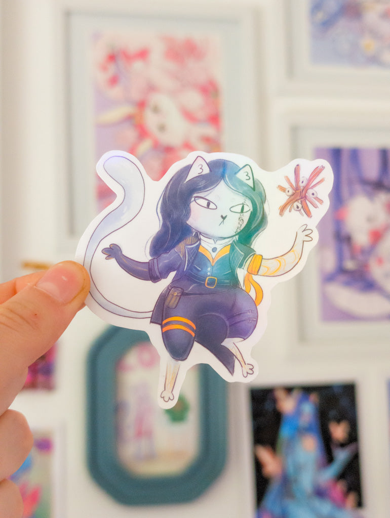 Lune E33 Vinyl Holo Sticker