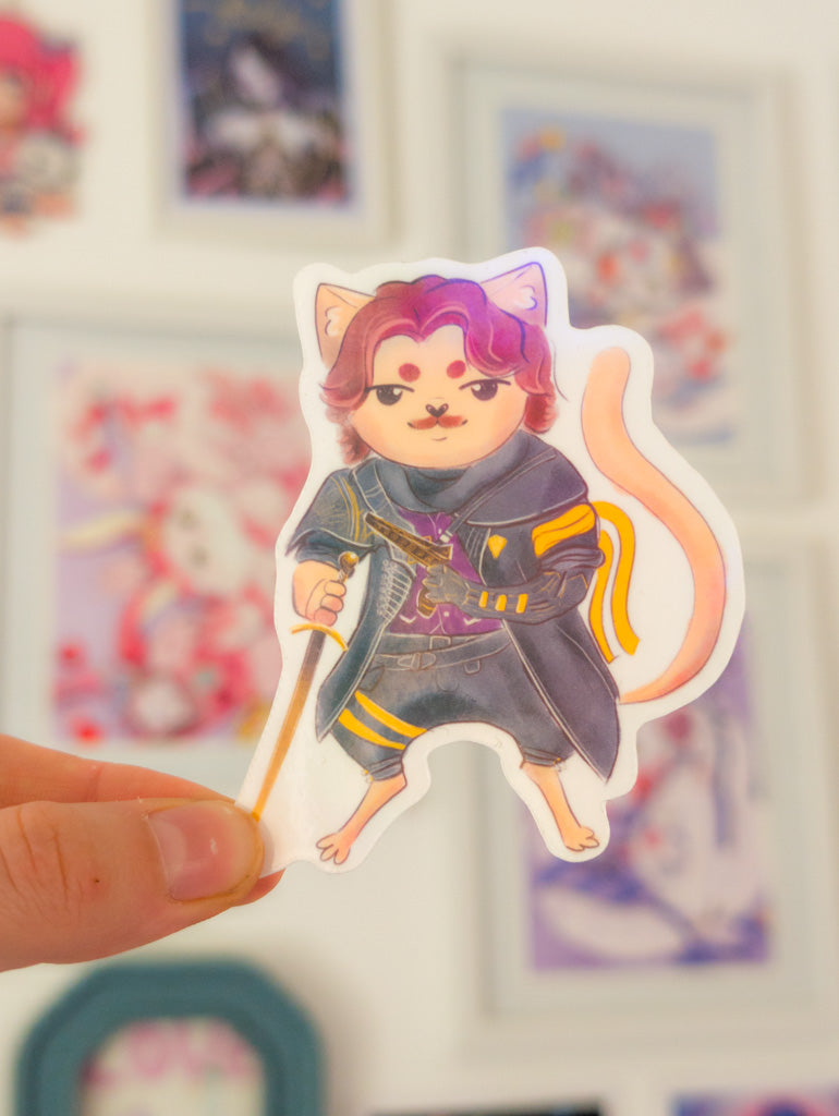 Gustave E33 Vinyl Holo Sticker