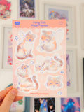 Fairy Cat Vinyl Sticker Sheet