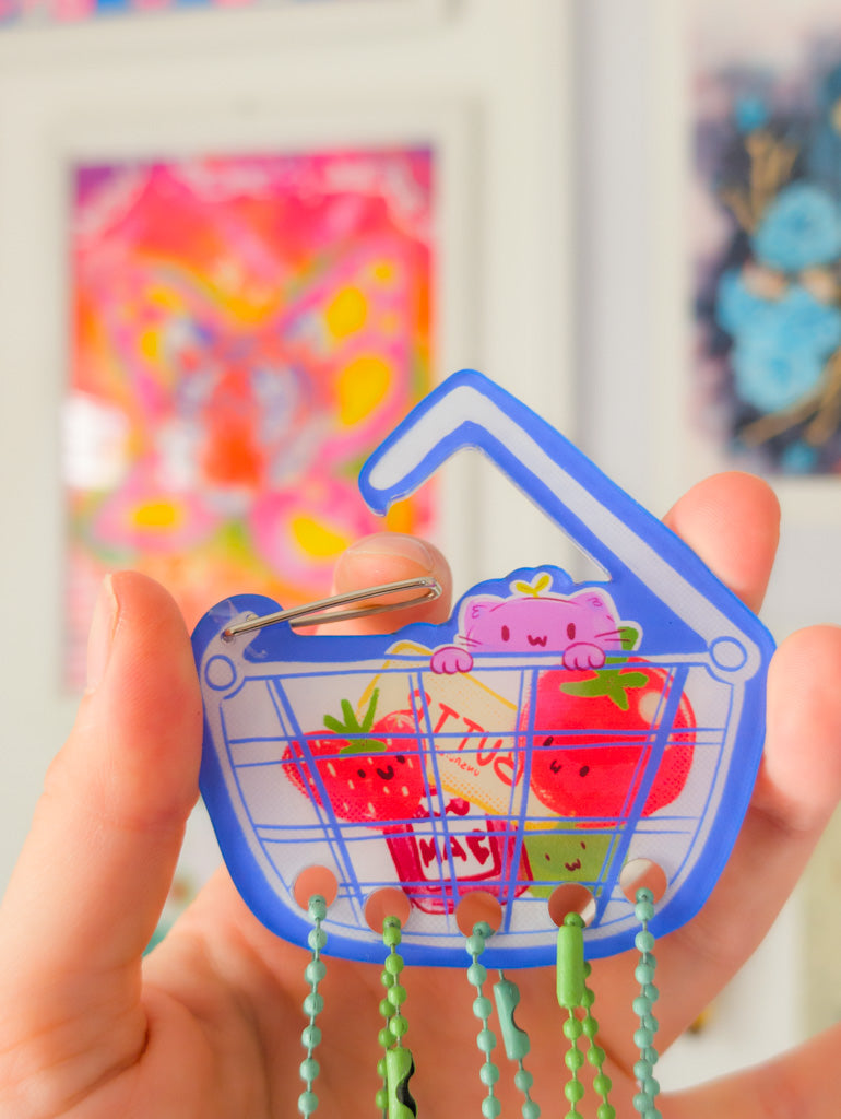 Shopping Basket Acrylic Carabineer