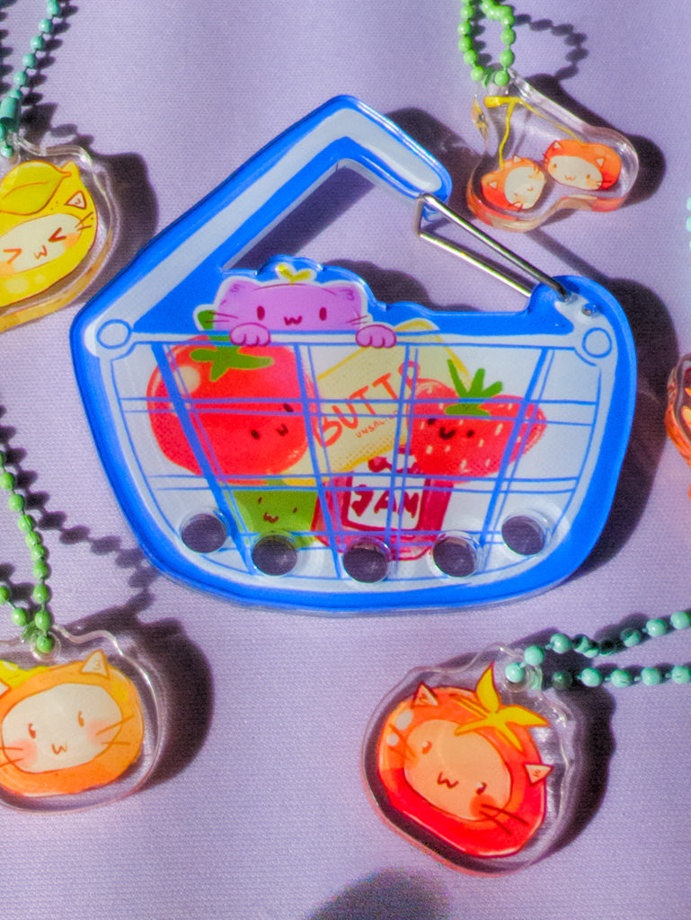 Shopping Basket Acrylic Carabineer