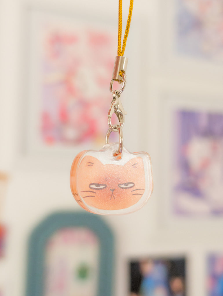 Siamese Cat Acrylic Phone Charm