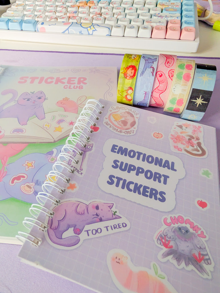 A6 Reusable Sticker Book