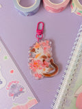 Fairy Cat Glitter Keychain