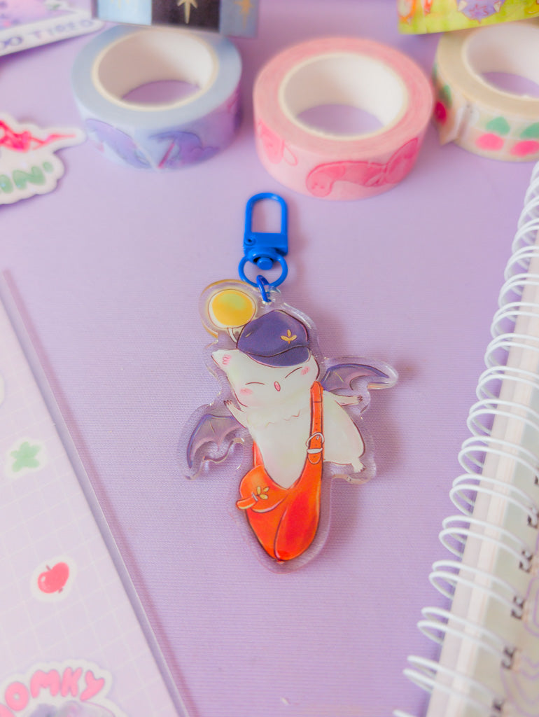 Post Moogle FF14 Keychain