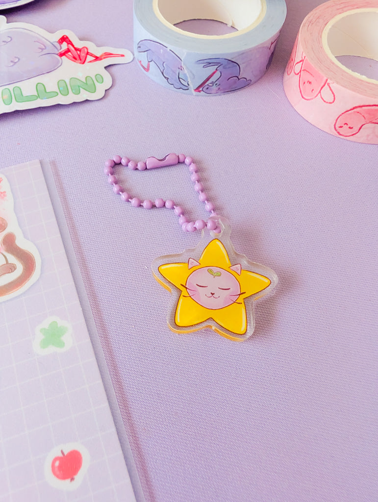 Star Cat Small Acrylic Charm