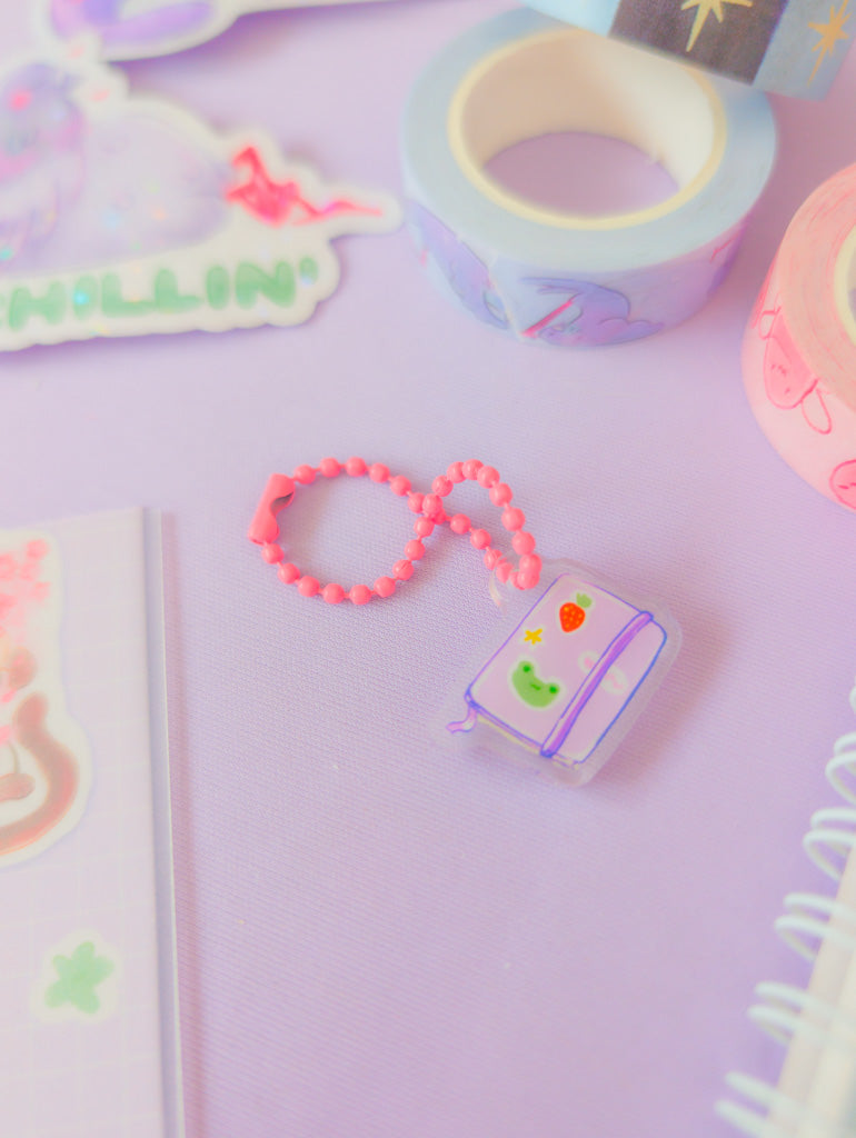 Journal Small Acrylic Charm