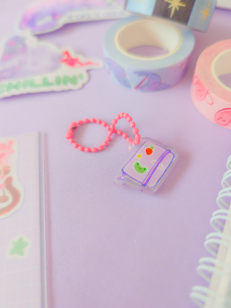 Journal Small Acrylic Charm