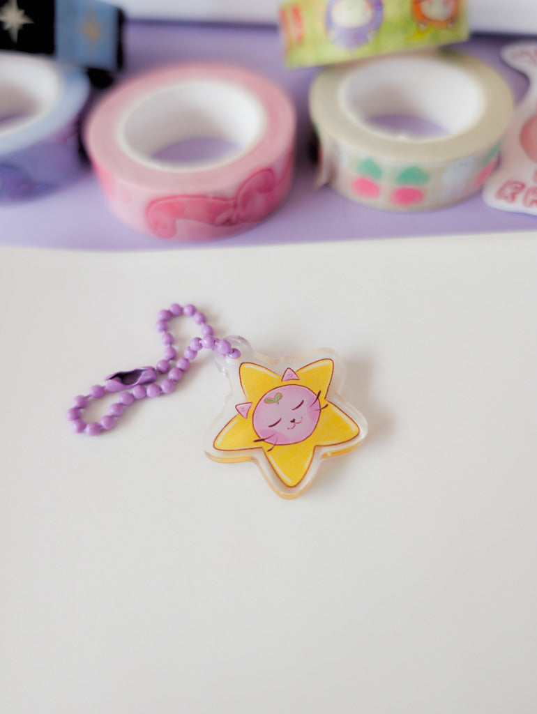 Star Cat Small Acrylic Charm