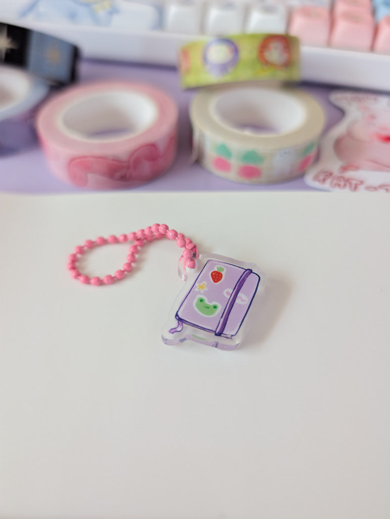 Journal Small Acrylic Charm