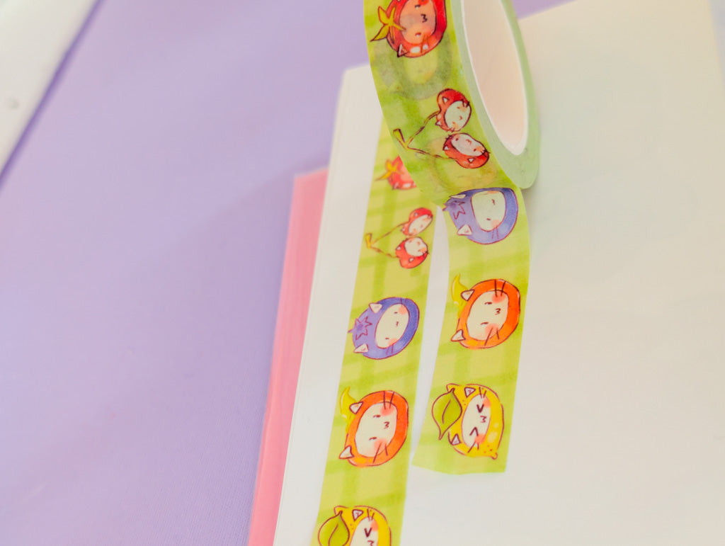 Fruit Cats Washi Tape