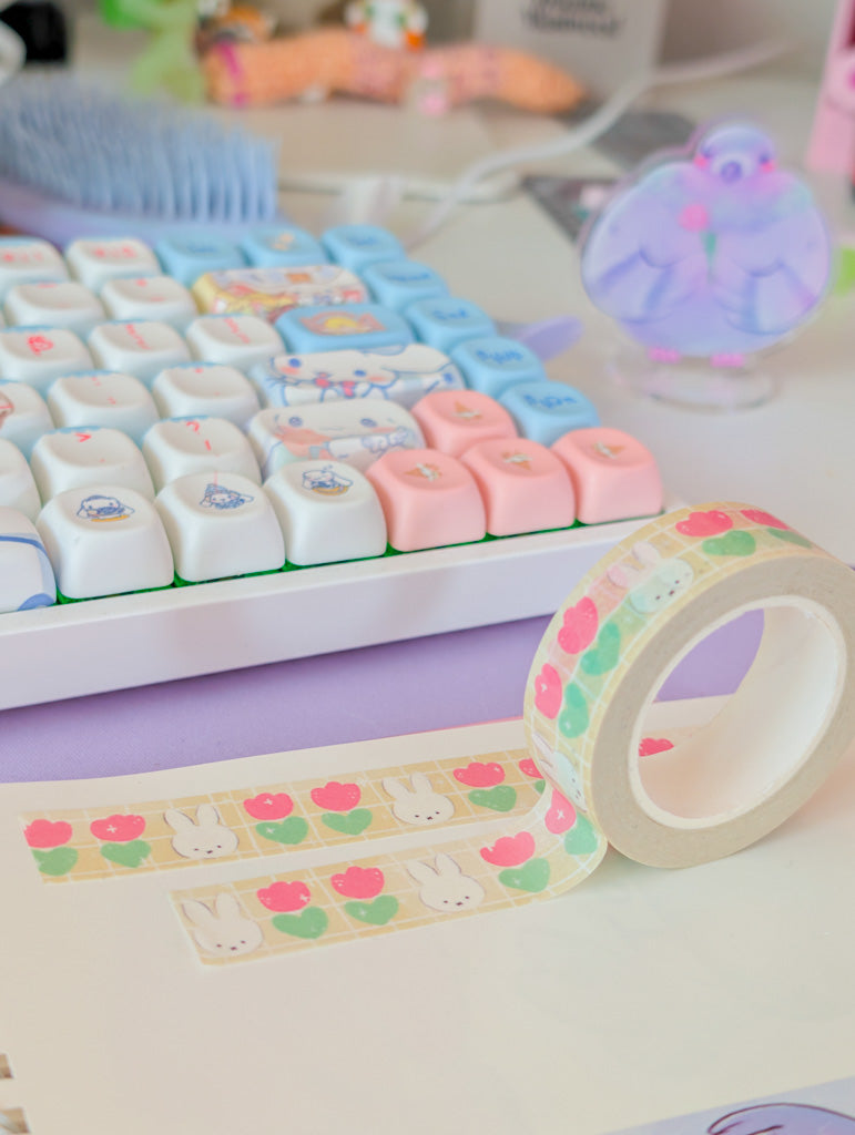 Bunny Tulips Washi Tape