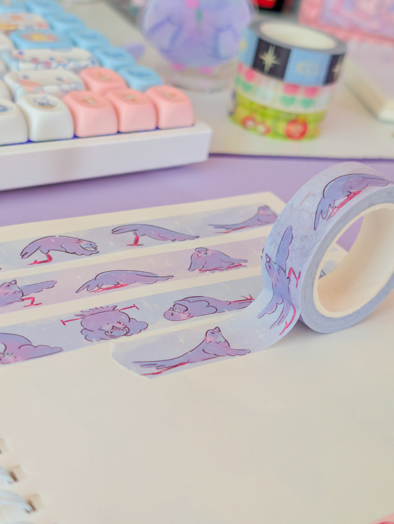 Pigeon Yoga Washi Tape