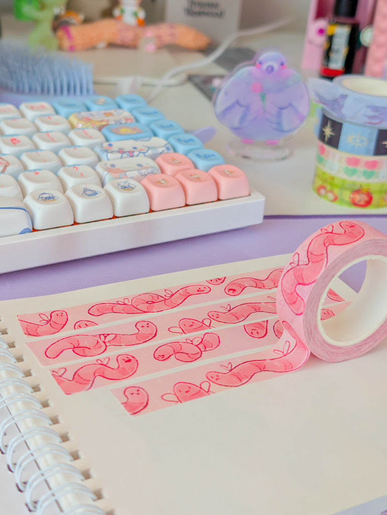 Fairy Worms Washi Tape