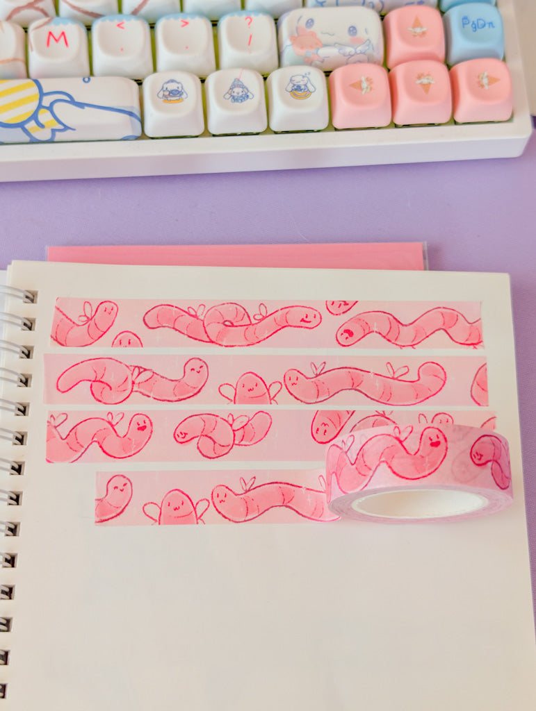 Fairy Worms Washi Tape