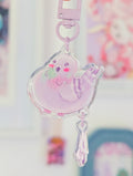 Pooping Pigeon Linked Keychain