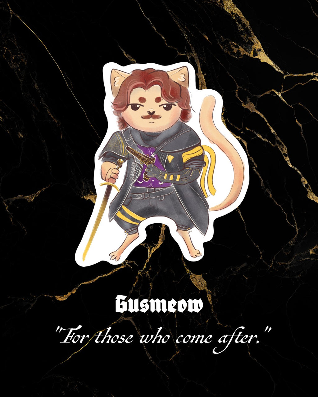 Gustave E33 Vinyl Holo Sticker