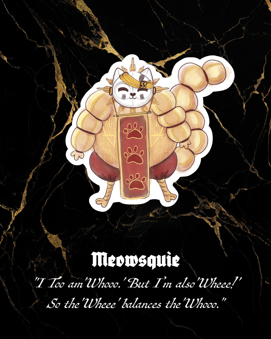Esquie E33 Vinyl Holo Sticker