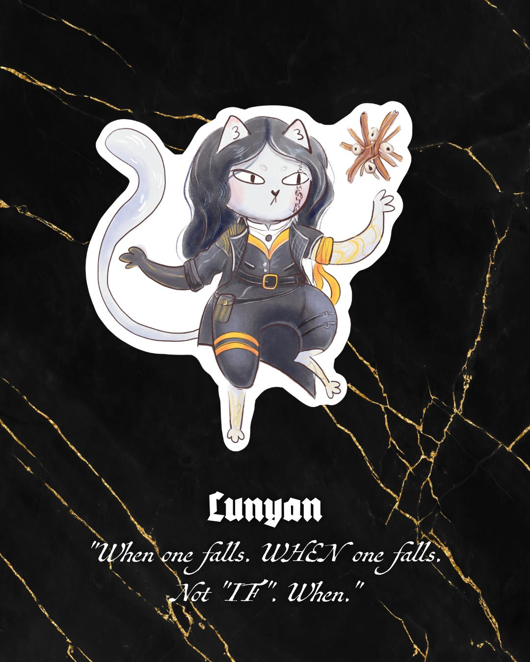 Lune E33 Vinyl Holo Sticker