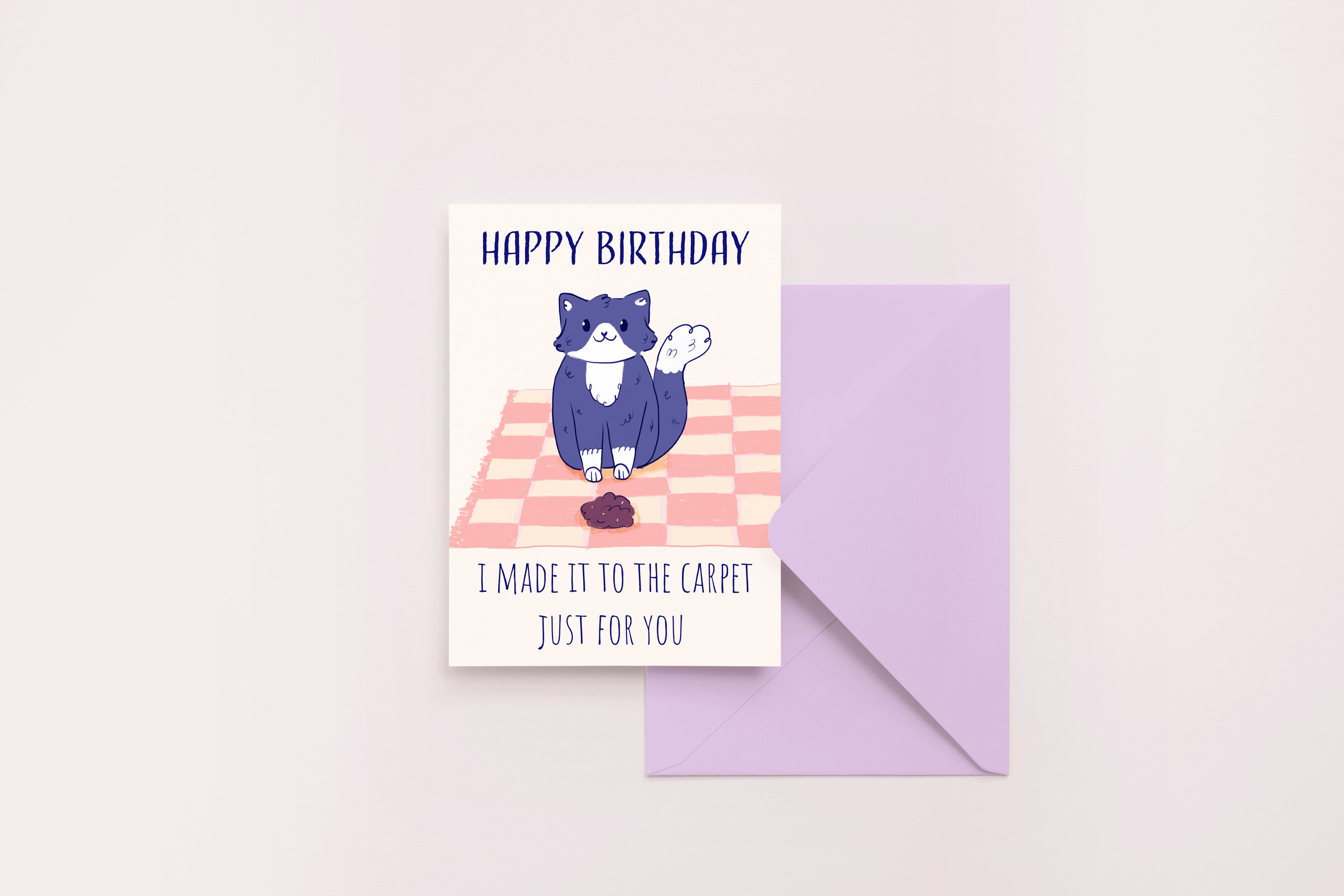 Carpet Surprise Birthday A6 Greeting Card