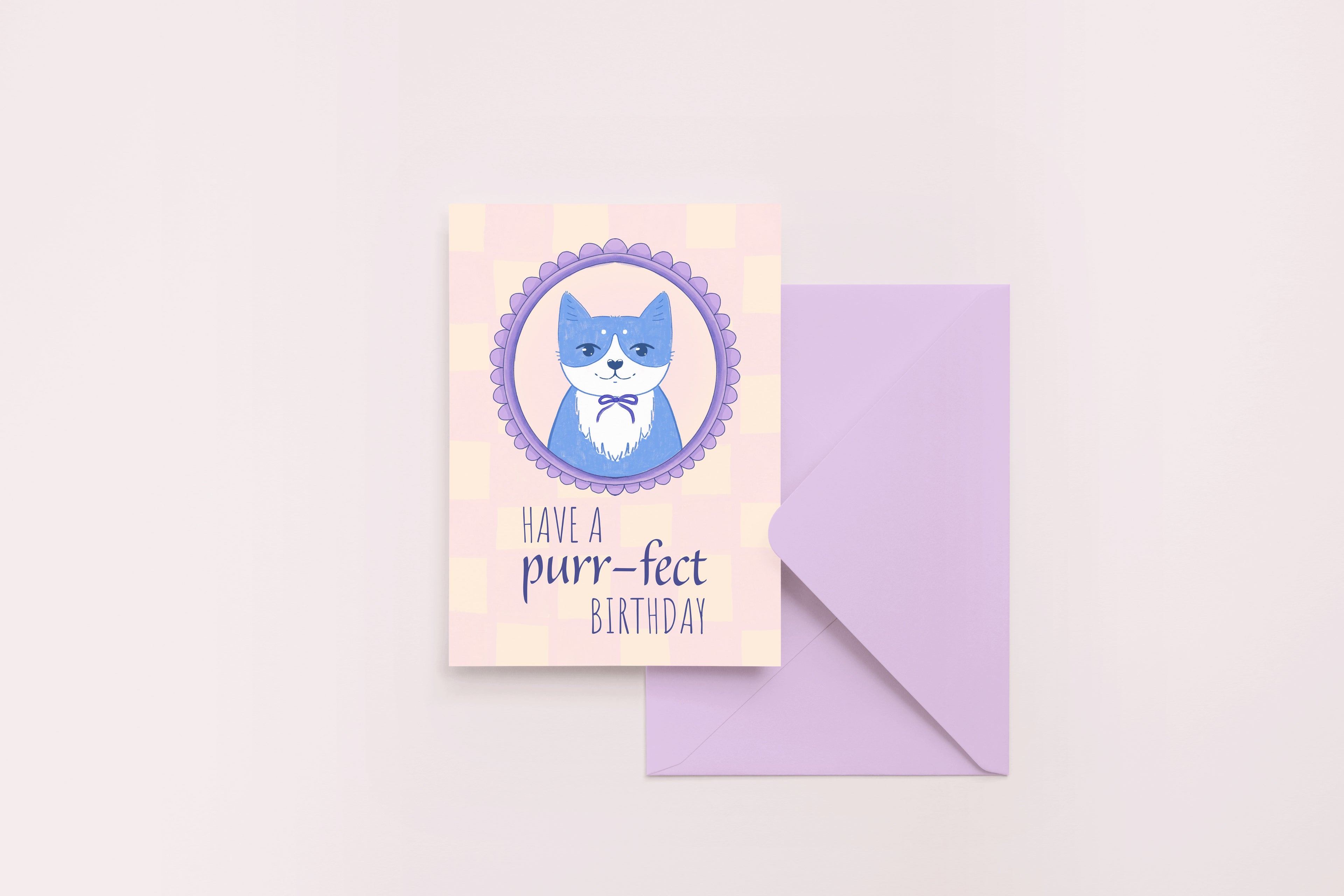 Purr-fect Birthday A6 Greeting Card