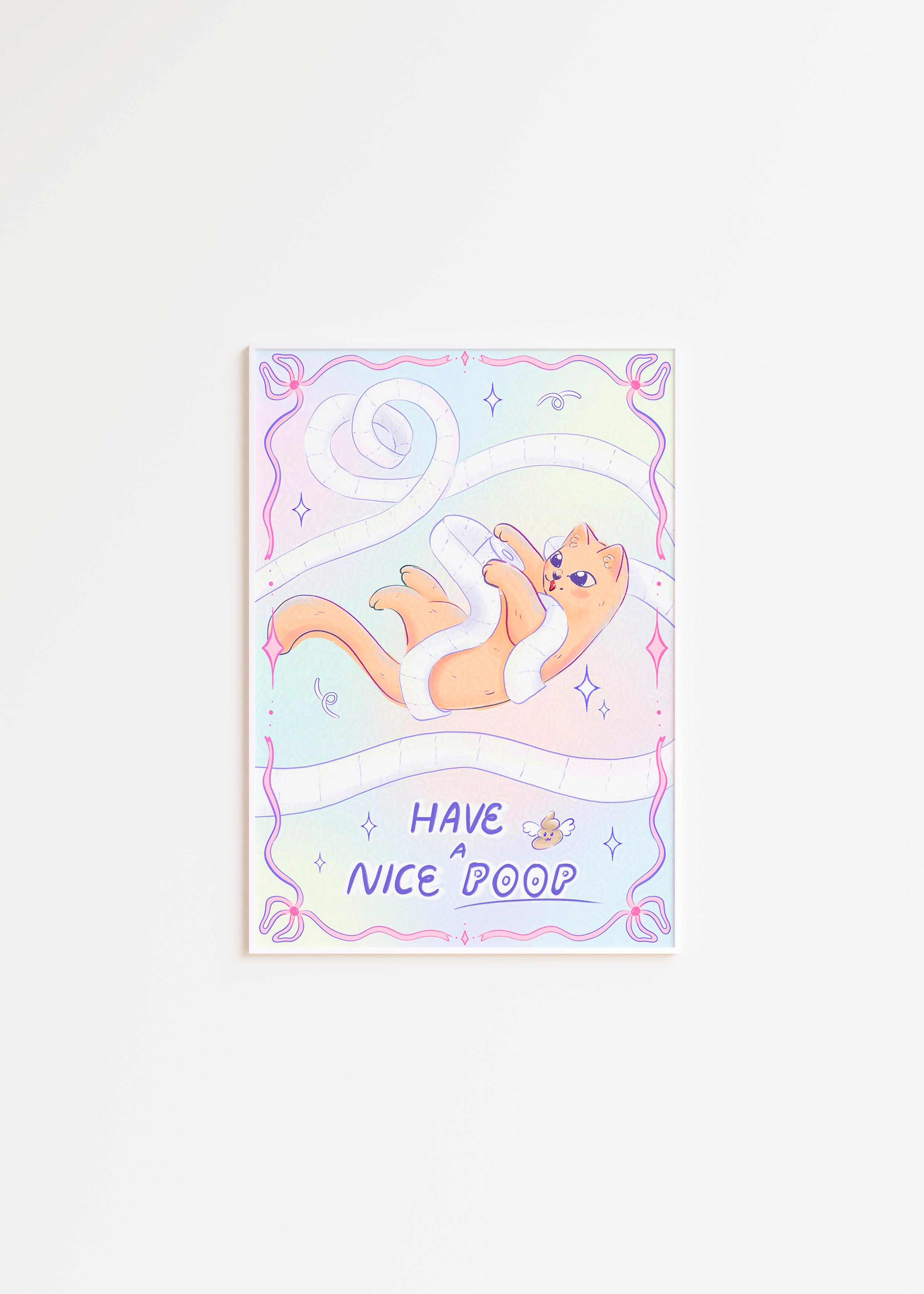 Have a Nice Poop Art Print A4