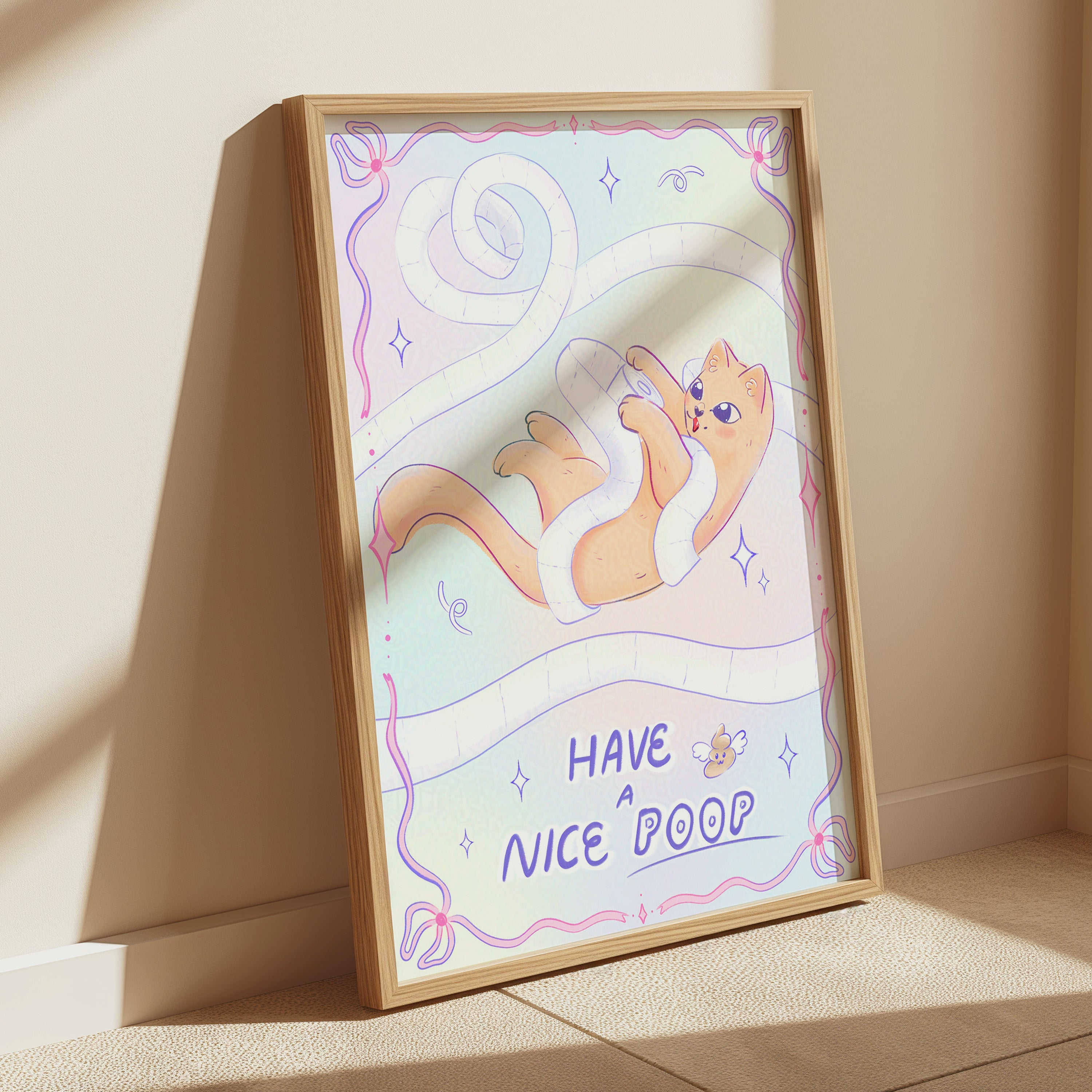 Have a Nice Poop Art Print A4