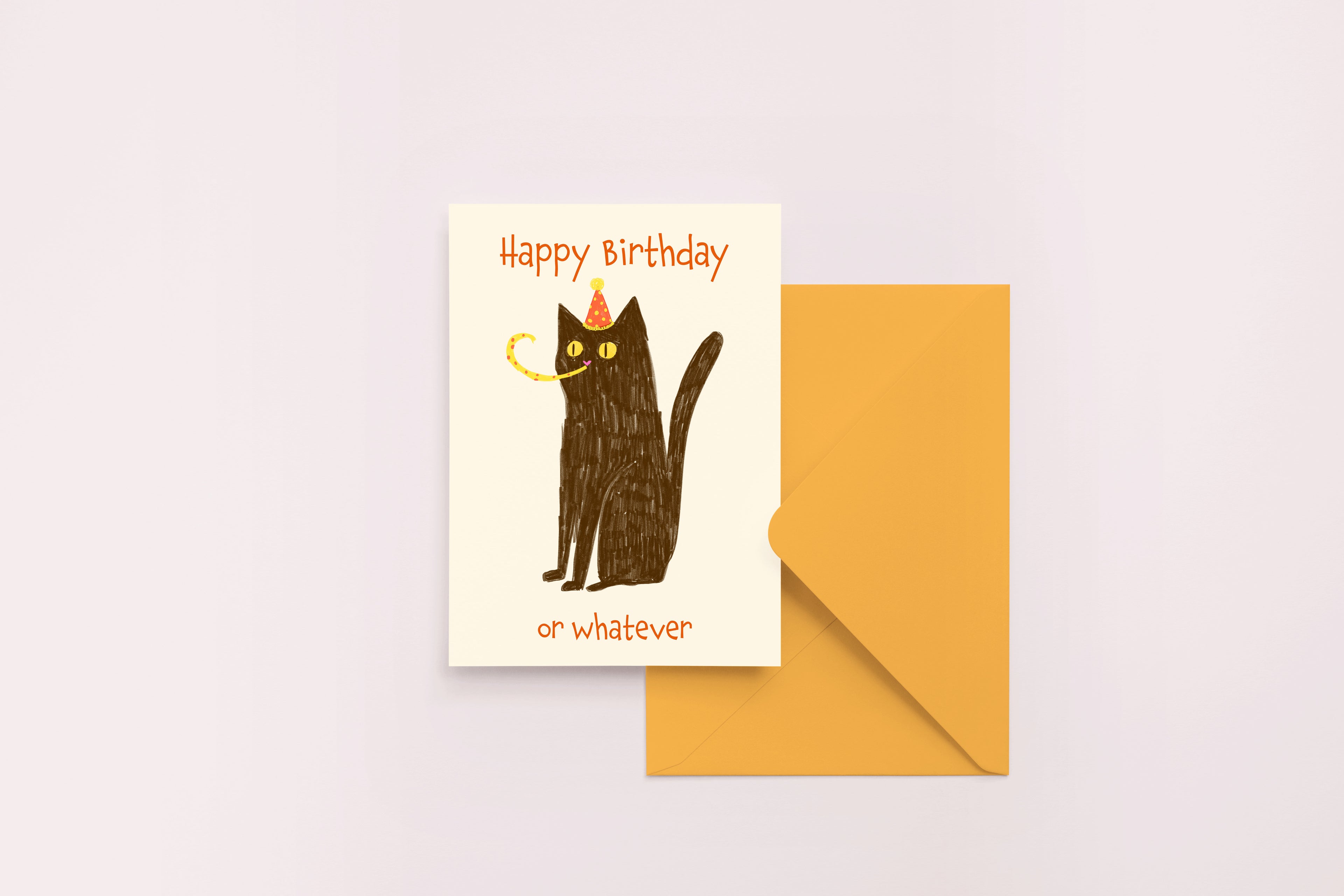 Happy Birthday Whatever A6 Greeting Card